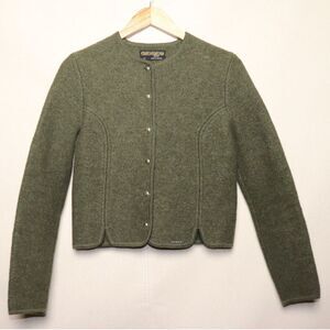 GEIGER Austria 100% Wool Cropped Jacket